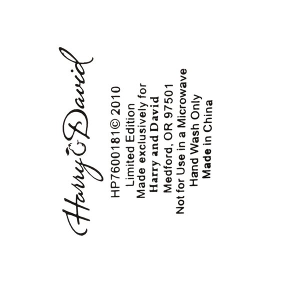 Harry & David 2010 Le Cubby Delivery Mailman Christmas Bear Cookie Jar Container - Picture 12 of 14